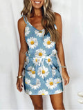 Daisy Pocket Drawstring Mini Dress