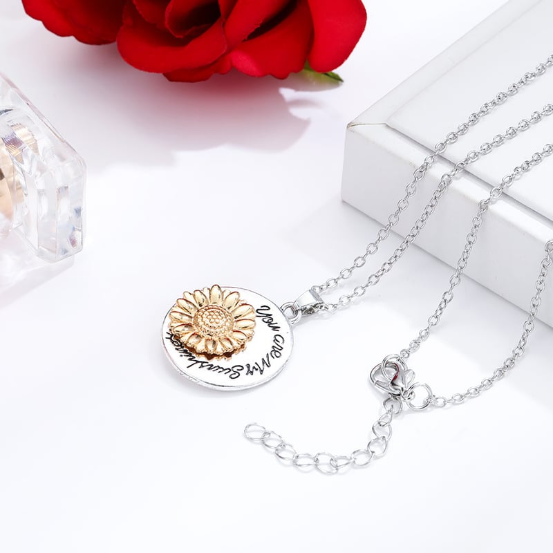 🔥(Last Day 65% OFF) - Sunflower necklace pendant