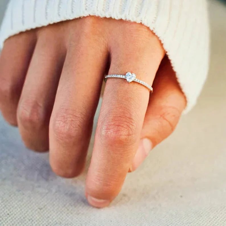 🔥LAST DAY 48% OFF 🔥Mother & Daughter Layered Heart Ring